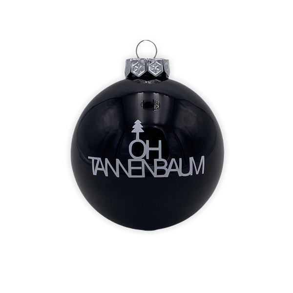 Christmas Ball "Oh Tannenbaum" 10cm