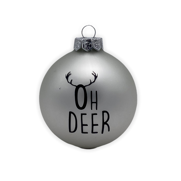 Christmas Ball "Oh Deer" 10cm