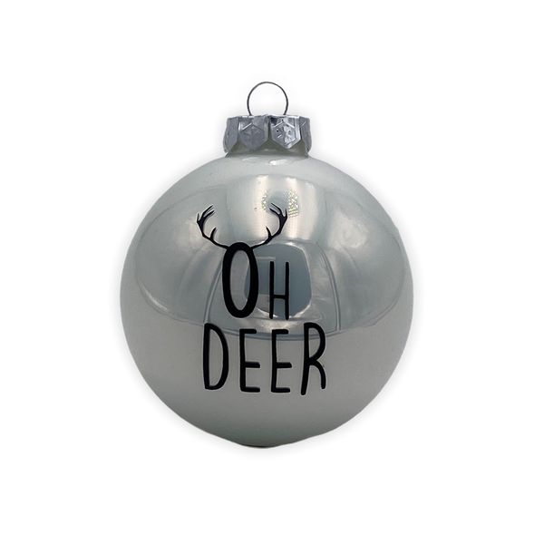 Christmas Ball "Oh Deer" 10cm