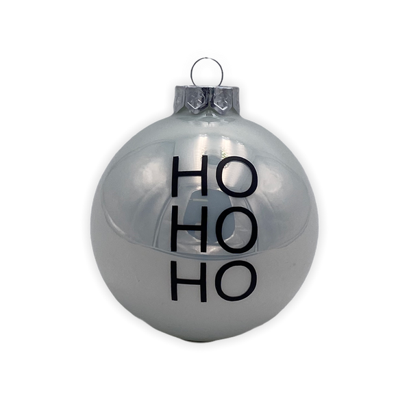 Christmas Ball "Ho Ho Ho" 10cm