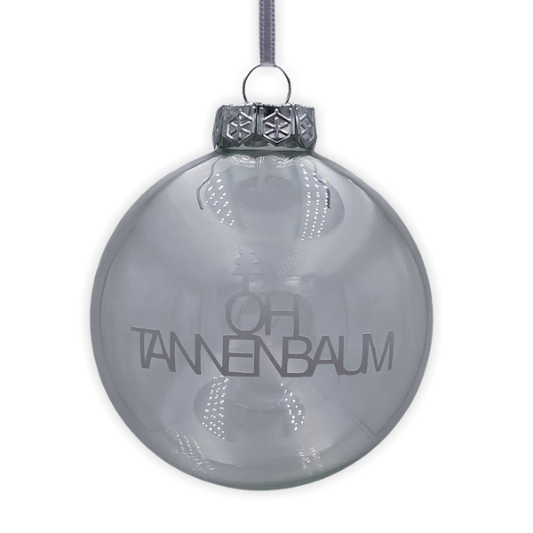 Christmas Ball "Klar" 8cm diverse Motive und Füllungen
