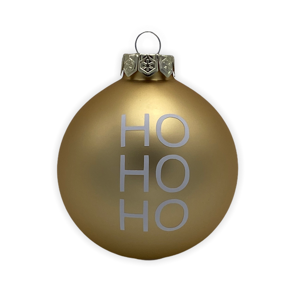 Christmas Ball "Ho Ho Ho" 10cm