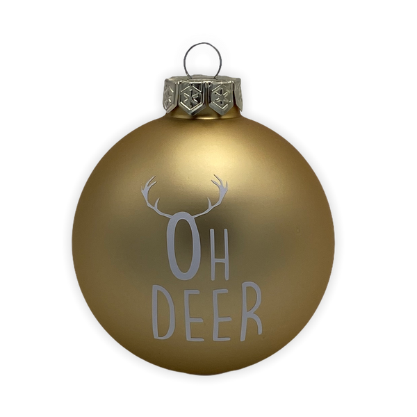 Christmas Ball "Oh Deer" 10cm