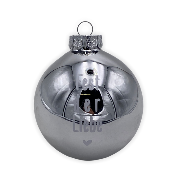 Christmas Ball "Fest der Liebe" 8cm