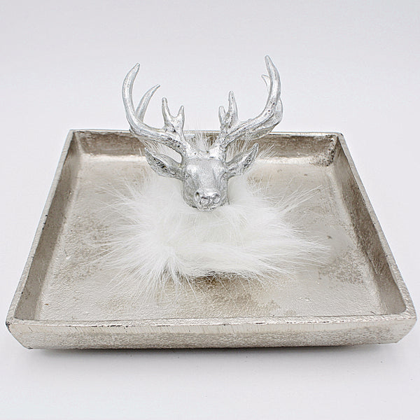 Hirschkopf "Plüsch" 11cm