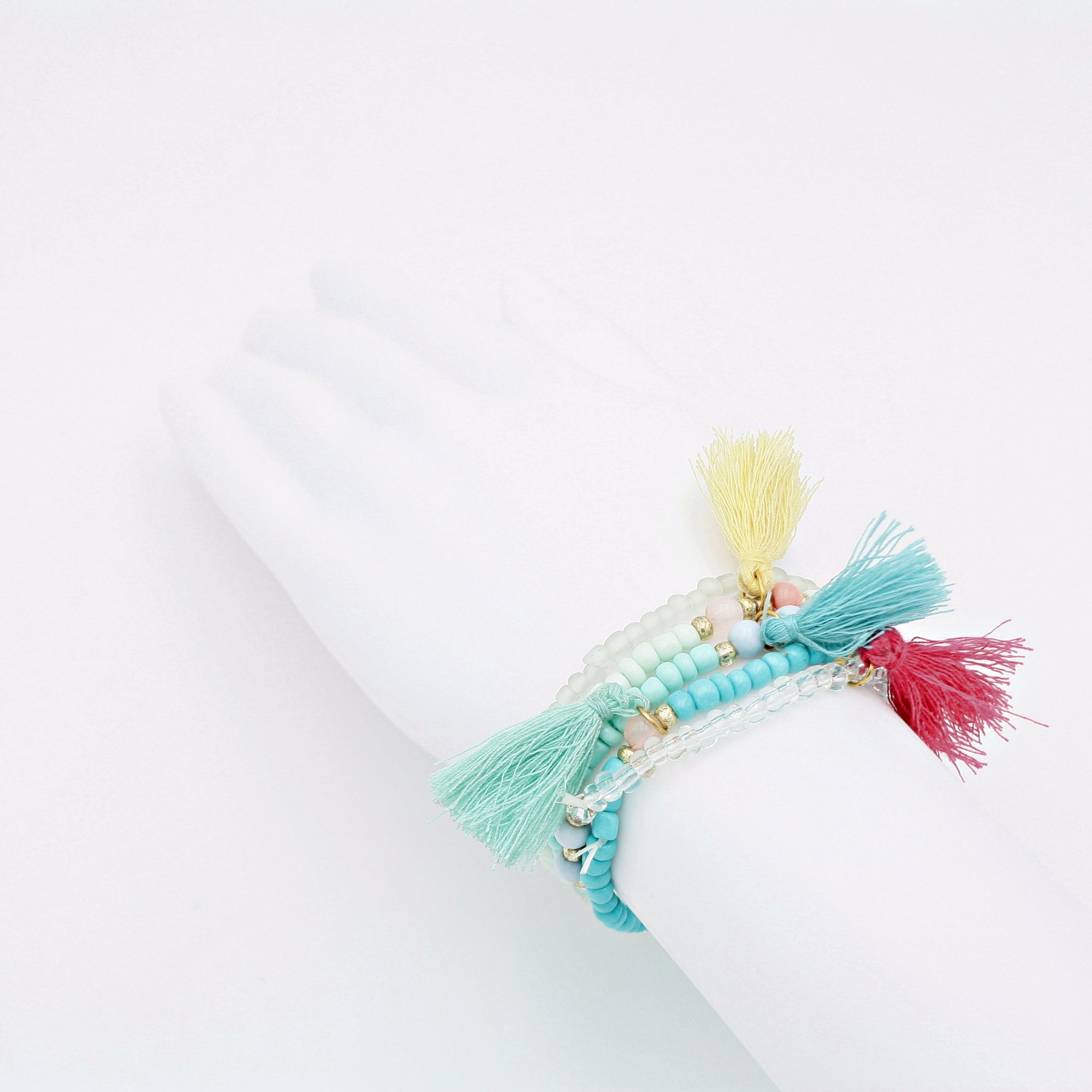 Perlenarmband bunt