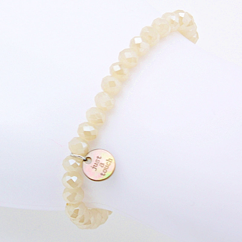 Armband "Just a Touch" 6mm beige
