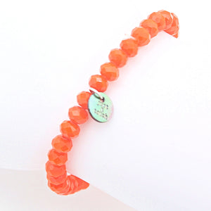 Armband "Just a Touch" 6mm orange