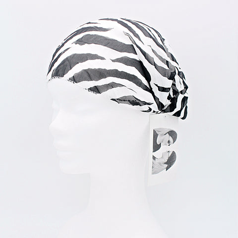 Haarband "Zebra" schwarz/weiss
