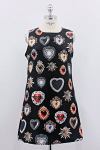 Kleid "Hearts" schwarz L