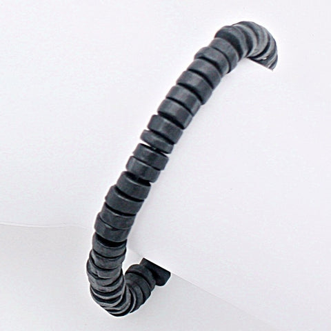 Armband "Noir Plate" -  schwarz