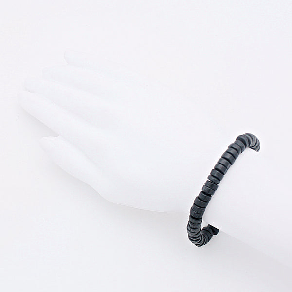 Armband "Noir Plate" -  schwarz