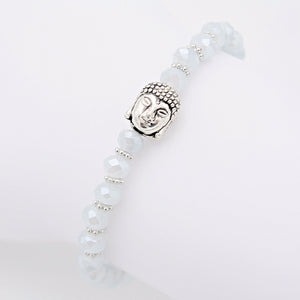 Armband "Dolce Buddha", grau