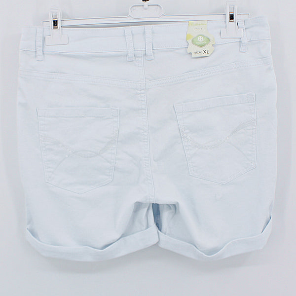 Jeans Shorts - weiss