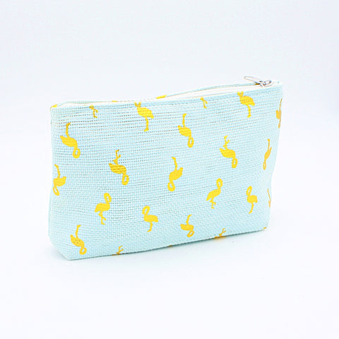 Kosmetiktasche Flamingo türkis
