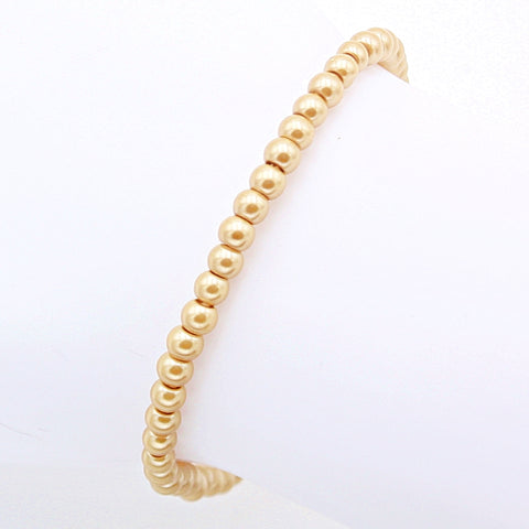 Perlenarmband "Just a Touch" 6mm gold