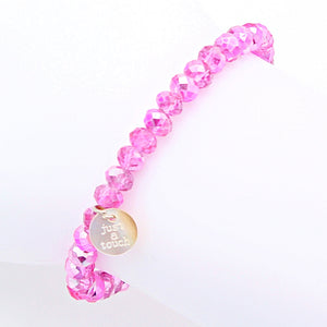 Armband "Just a Touch" 6mm pink