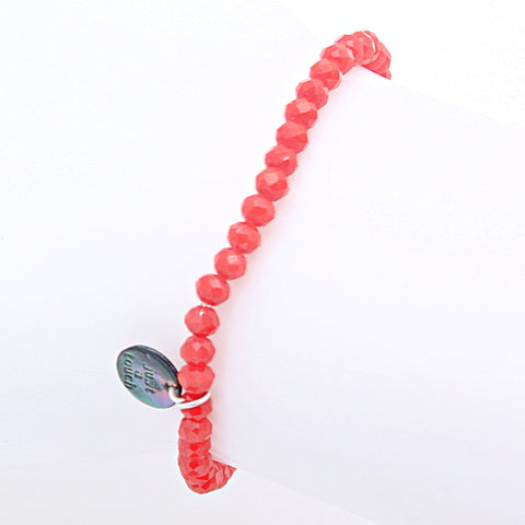 Armband "Just a Touch" 4mm rot