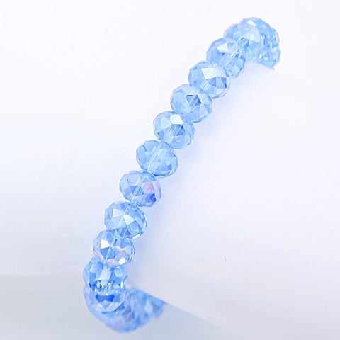 Armband "Just a Touch" 8mm hellblau klar