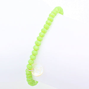 Armband "Just a Touch" 4mm lime matt