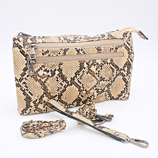 Clutch "Snake" sand