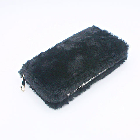 Portemonnaie "Fur" schwarz