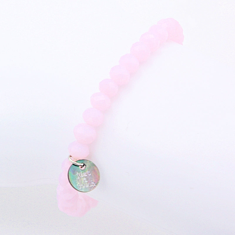 Armband "Just a Touch" 6mm rosa