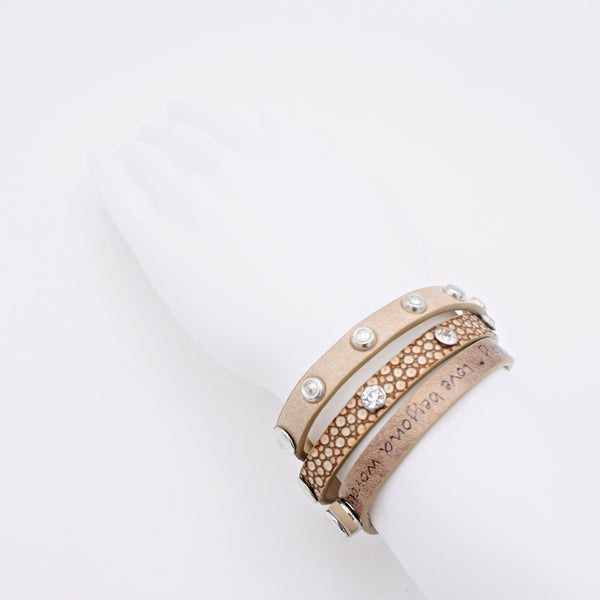 Lederarmband "Reptil"