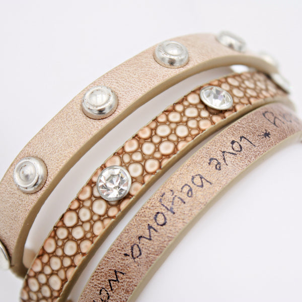 Lederarmband "Reptil"