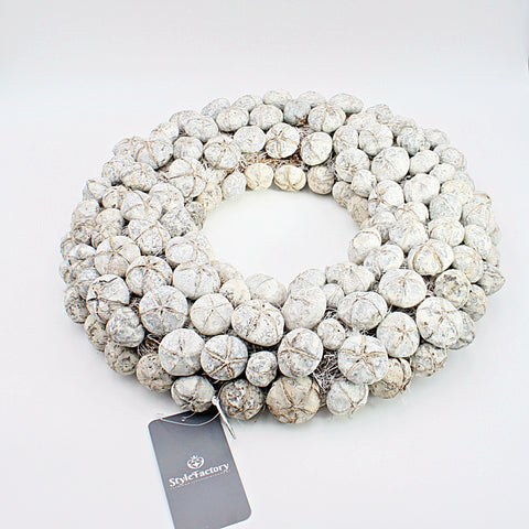 Kranz "Paras" 38cm weiss