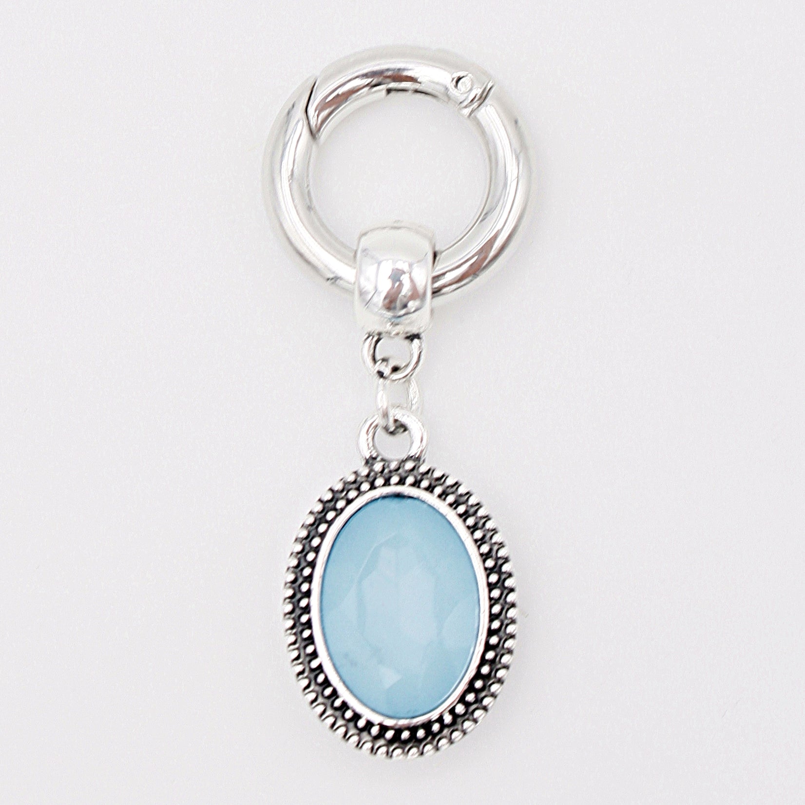 Anhänger "Opal" blau