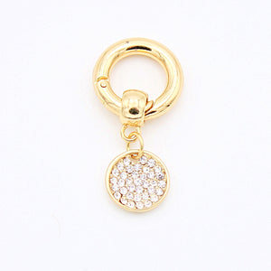 Anhänger "Rondo Crystal" gold