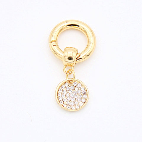 Anhänger "Rondo Crystal" gold