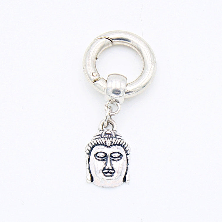 Anhänger Clip "Buddha" silber
