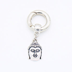 Anhänger Clip "Buddha" silber