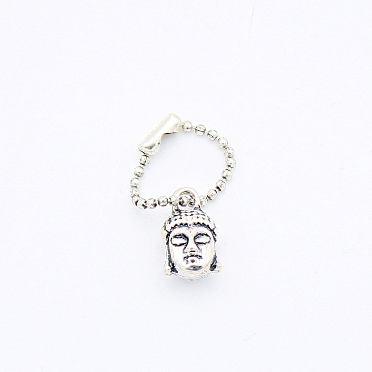 Anhänger Clip N "Buddha" silber