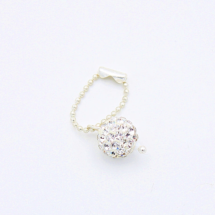 Anhänger Clip N "Ball" silber