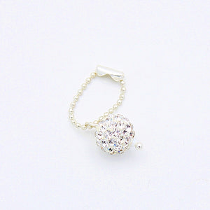 Anhänger Clip N "Ball" silber