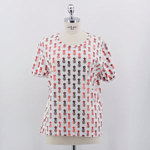 Shirt "Ananas" rot