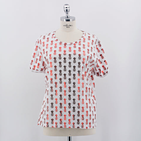 Shirt "Ananas" rot