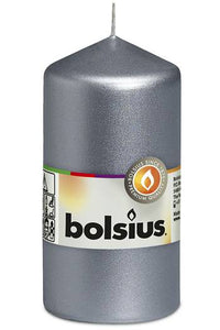 Bolsius Kerze 120/58 silber