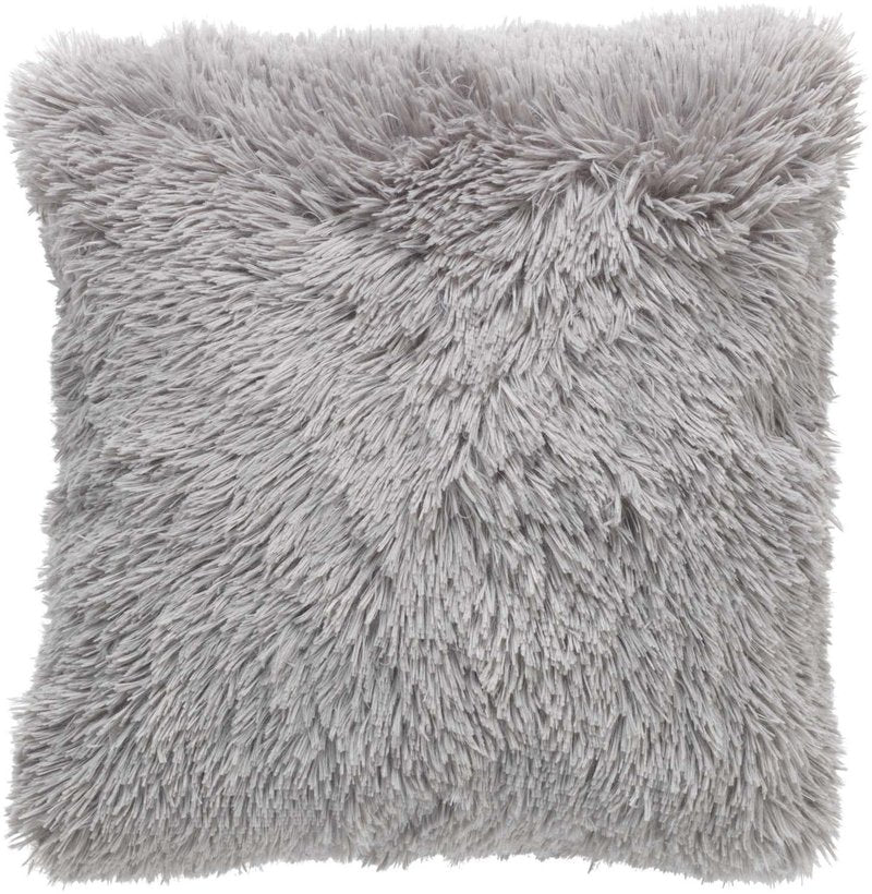 Kissen "Fluffy" 45x45cm hellgrau