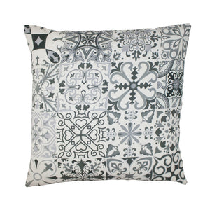 Kissen "Canvas" Spanisch 50x50cm grau