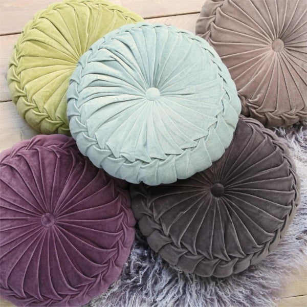 Kissen "Velvet" grau
