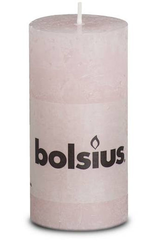 Bolsius Kerze "Rustic" 100/50 rosa