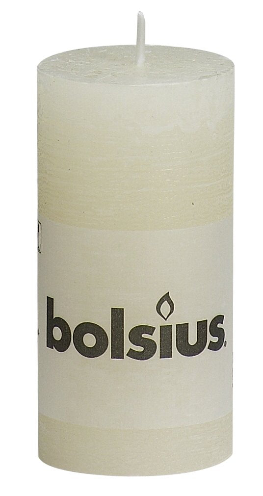 Bolsius Kerze "Rustic" 100/50 elfenbein